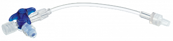 Кран 3-ходовой Дискофикс С с Сэйффлоу 360° синий линия 50 см купить в Чебоксарах