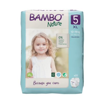Эко-подгузники Bambo Nature 4 (7-14 кг), 24 шт купить оптом в Чебоксарах