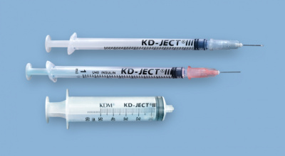 Шприц инъекционный 3х-компонентный с иглой G29 (0,33х12мм) 1мл инсулиновый U-100 — 100 шт/уп купить оптом в Чебоксарах